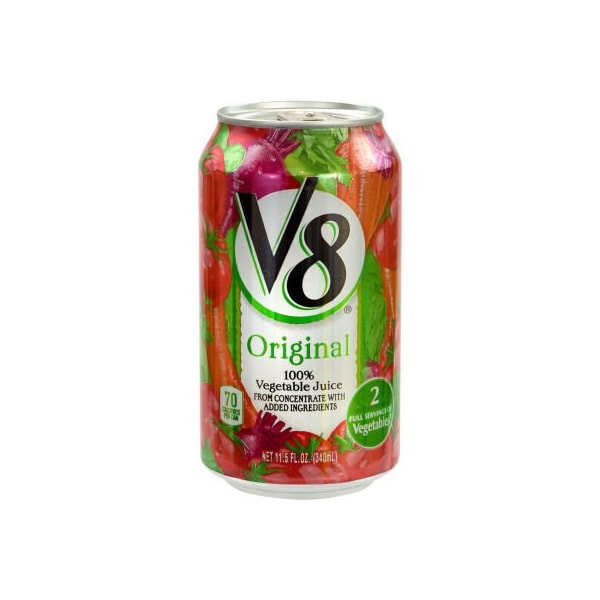 Green Rabbit Holdings V8 Original Vegetable Juice, 11.5 oz, 28 Count
